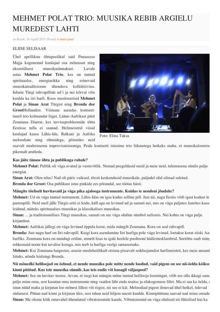 Review EE - Mehmet Polat Trio_ Muusika rebib argielu muredest lahti-1